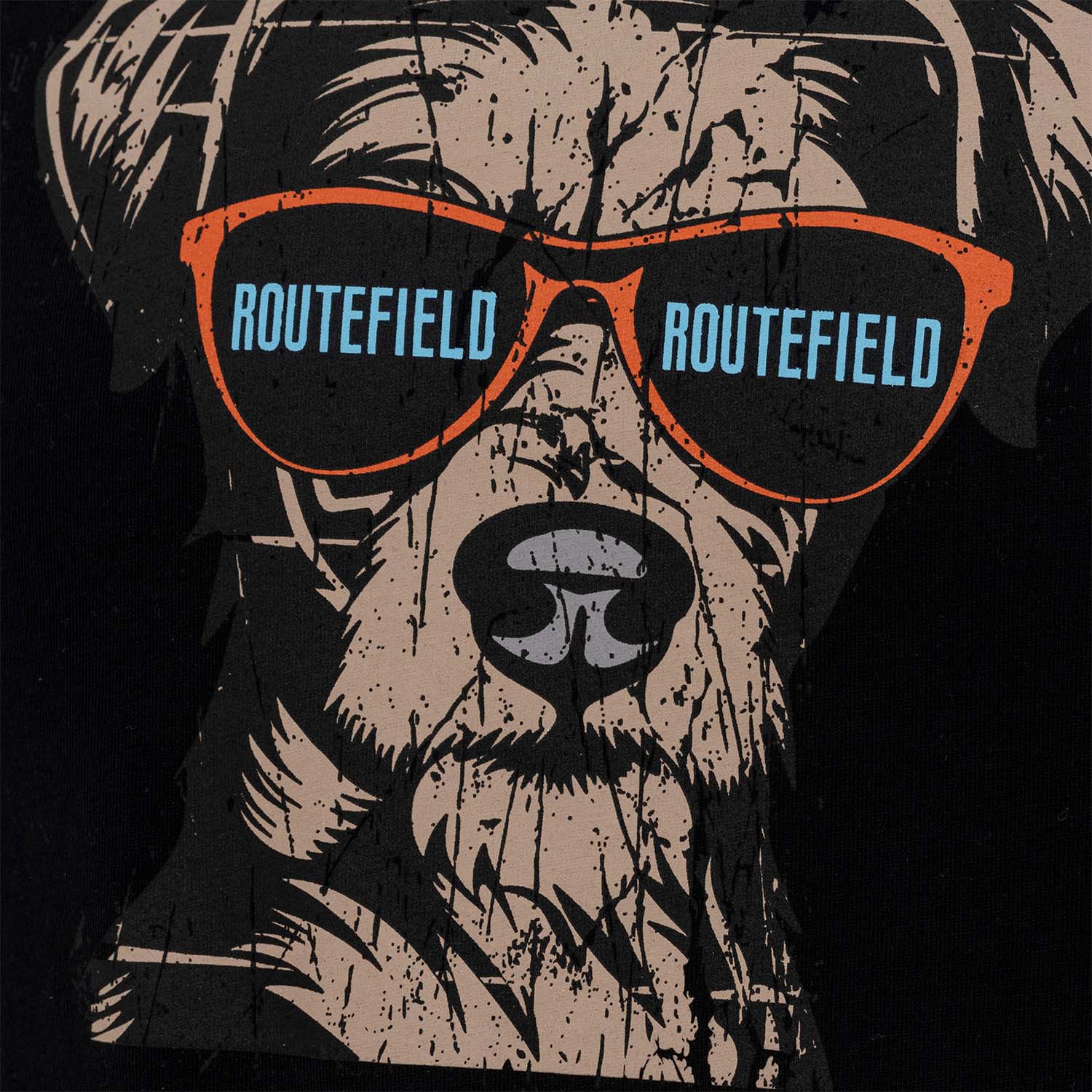  Routefield Tassilo Erkek Siyah Tişört
