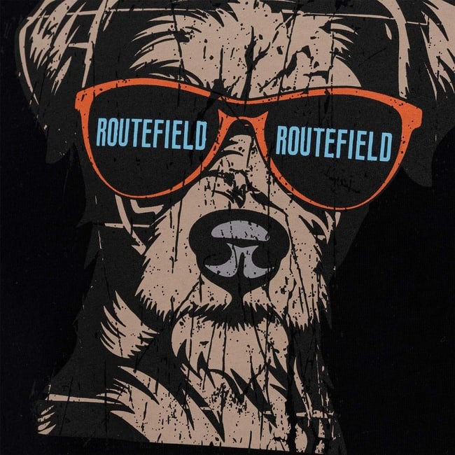  Routefield Tassilo Erkek Siyah Tişört