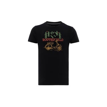  Routefield Thane Erkek Siyah Tişört