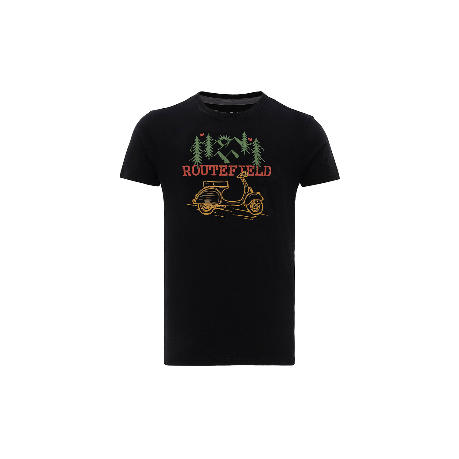  Routefield Thane Erkek Siyah Tişört