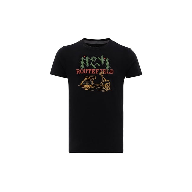  Routefield Thane Erkek Siyah Tişört