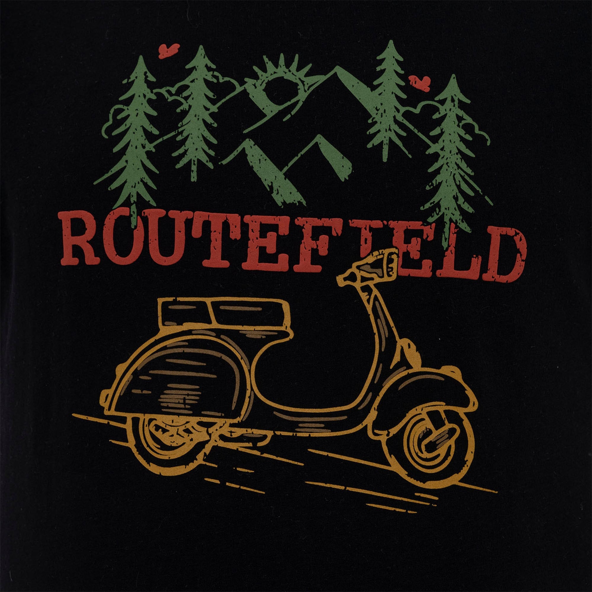 Routefield Thane Erkek Siyah Tişört