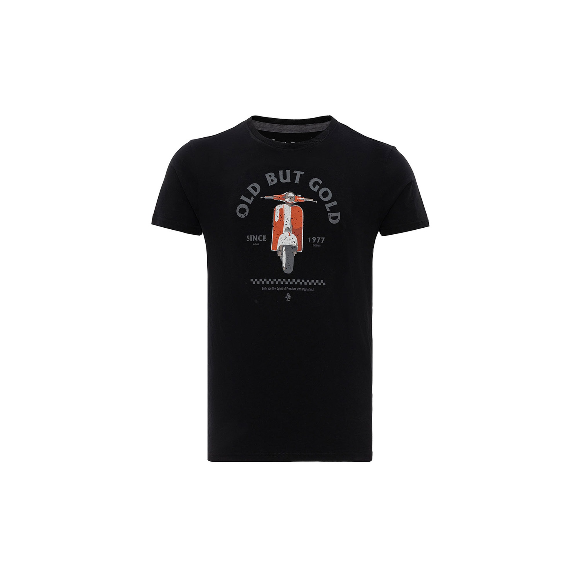 Routefield Taft Erkek Siyah Tişört