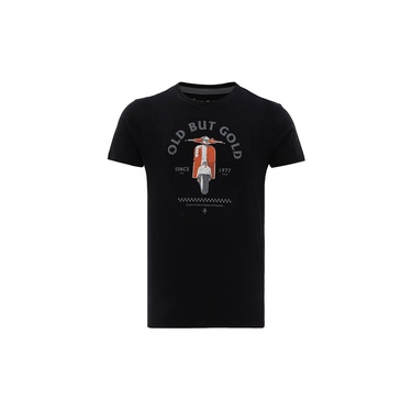  Routefield Taft Erkek Siyah Tişört