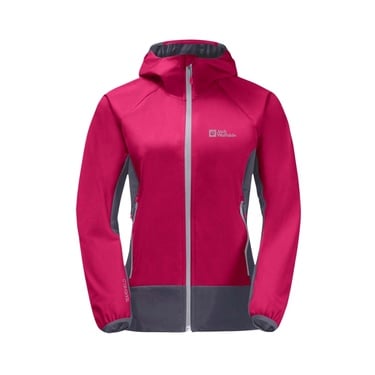  Jack Wolfskin Eagle Peak II Hoody Kadın Mor Outdoor Ceketi