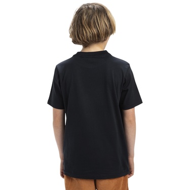  Quiksilver Evo Three Seas Yth Erkek Çocuk Siyah Tişört