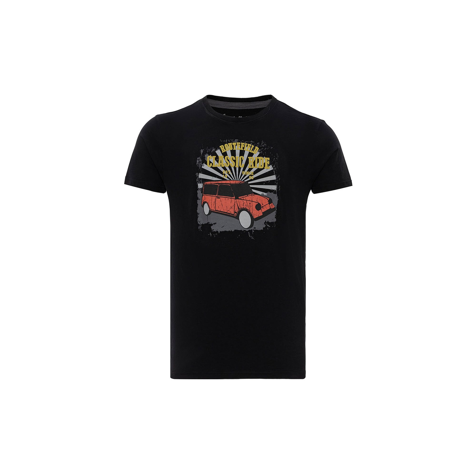 Routefield Truman Erkek Siyah Tişört