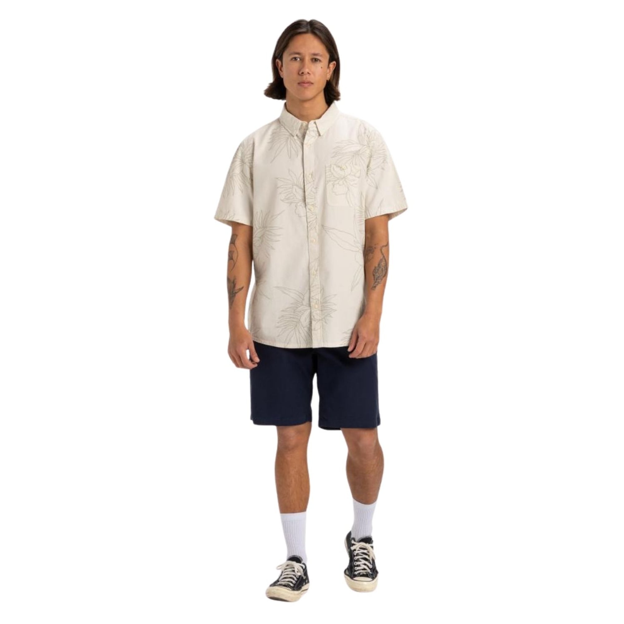 Quiksilver Gawanhill Erkek Bej Gömlek