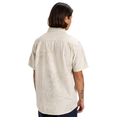  Quiksilver Gawanhill Erkek Bej Gömlek