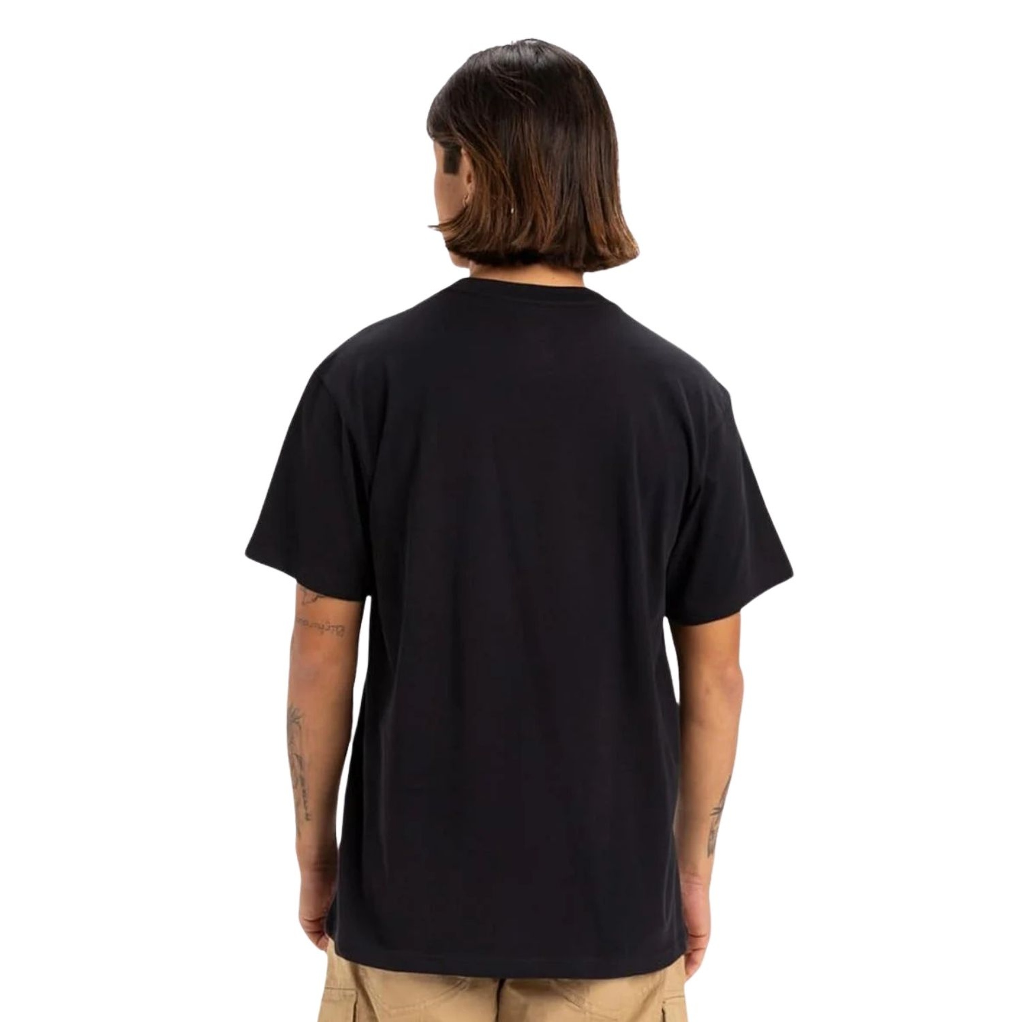 Quiksilver Retro Fade Erkek Siyah Tişört