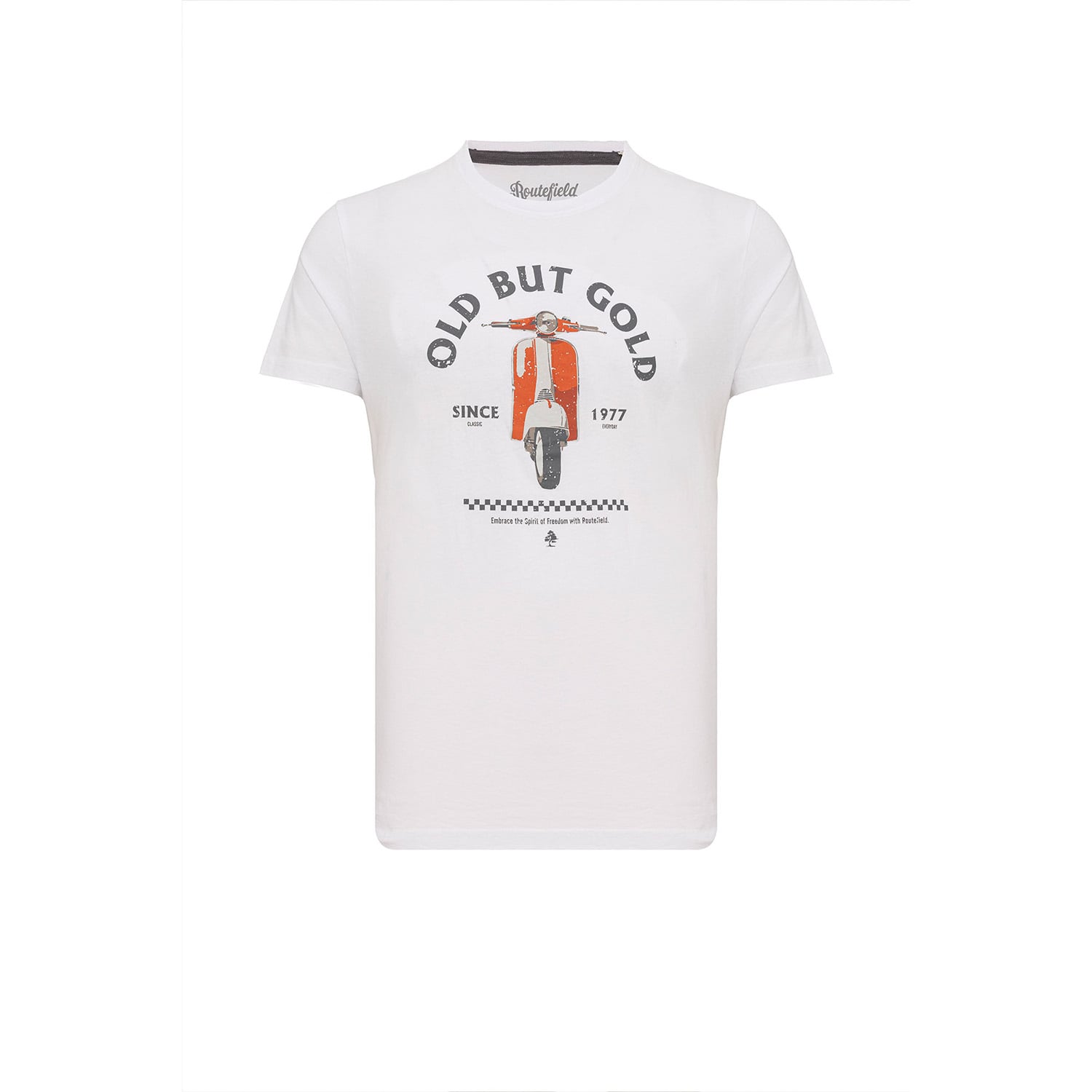  Routefield Taft Erkek Beyaz Tişört