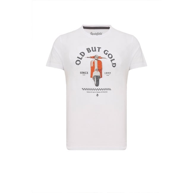  Routefield Taft Erkek Beyaz Tişört