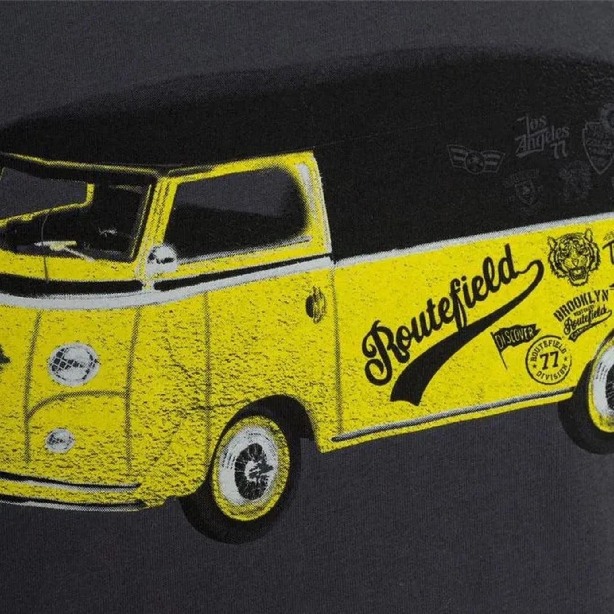 Routefield Tommy Erkek Çocuk Siyah Tişört