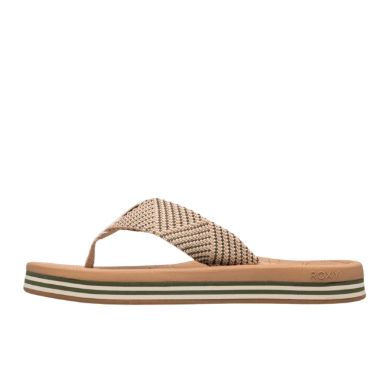 Roxy Roxy Kahverengi Colbee Hi Kadın Terlik Sandalet & Terlik | FashFed Kahverengi - 3. görsel