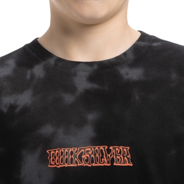  Quiksilver Frog Ritual Youth Erkek Çocuk Siyah Tişört