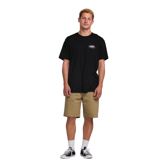  Billabong Orbit Arch Premium Ss Erkek Siyah Tişört