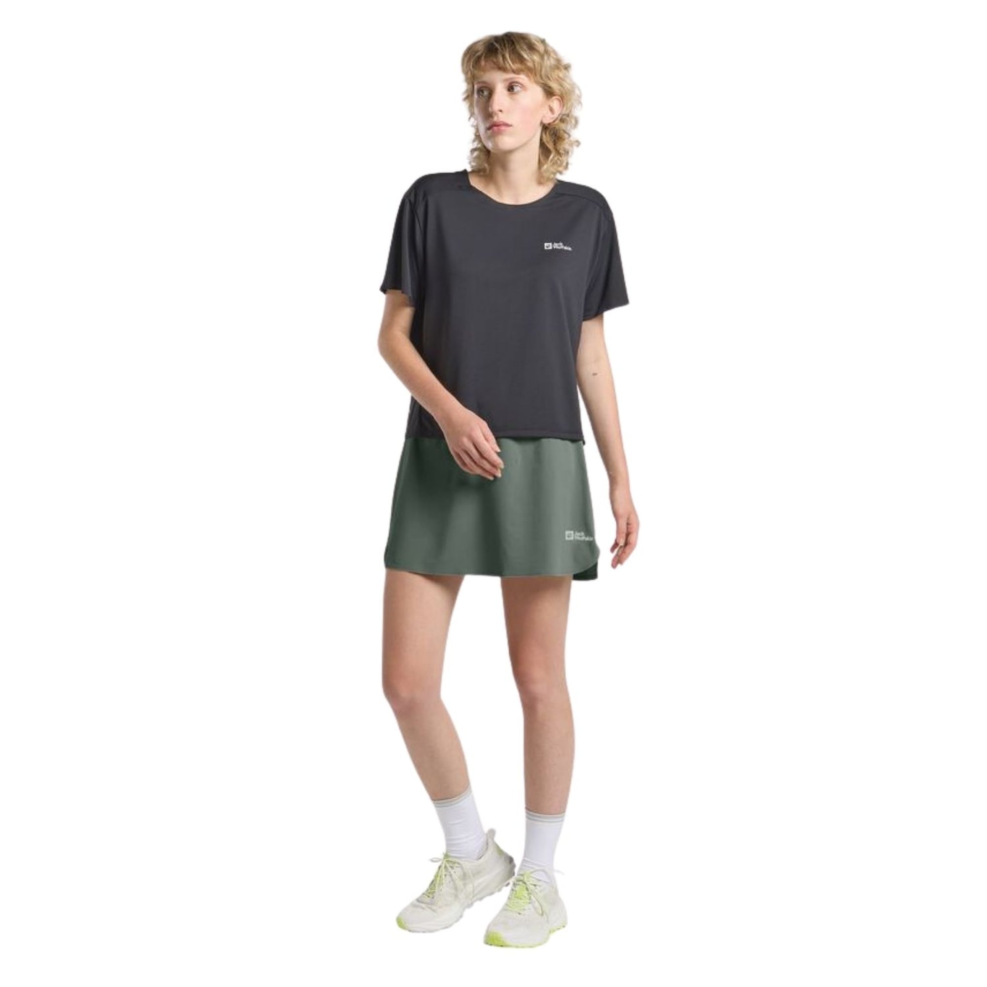 Jack Wolfskin Prelight Swift Skort Kadın Yeşil Etek