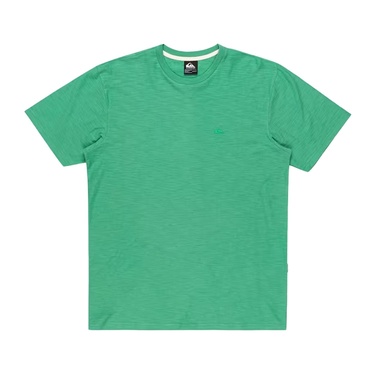  Quiksilver Slub Roundneck Erkek Yeşil Tişört