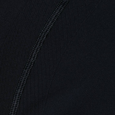  Sweaty Betty Athlete Crop Seamless Workout Kadın Siyah Fitness Tişört