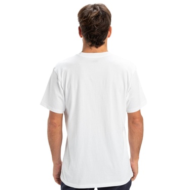  Quiksilver Ev Gradient Box Erkek Beyaz Tişört