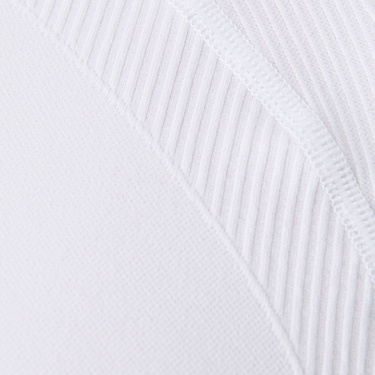  Sweaty Betty Athlete Crop Seamless Workout Kadın Beyaz Fitness Tişört