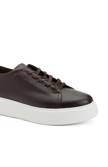  Network Kadın Acı KahveDeri Sneaker