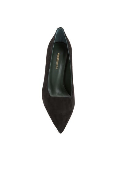  George Hogg Kadın Siyah Deri Stiletto