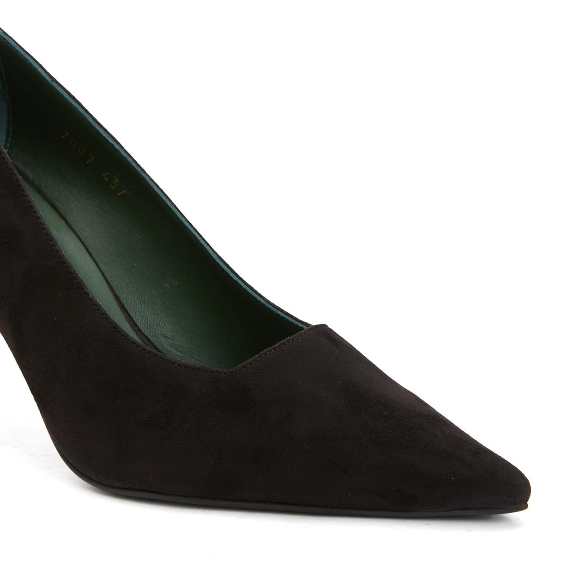 George Hogg Kadın Siyah Deri Stiletto