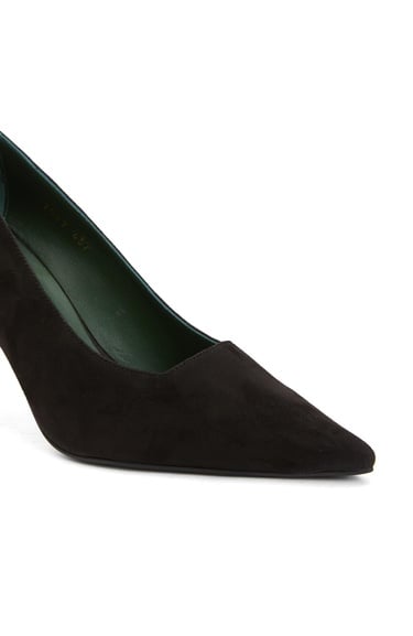  George Hogg Kadın Siyah Deri Stiletto