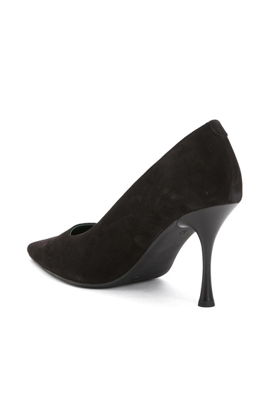  George Hogg Kadın Siyah Deri Stiletto