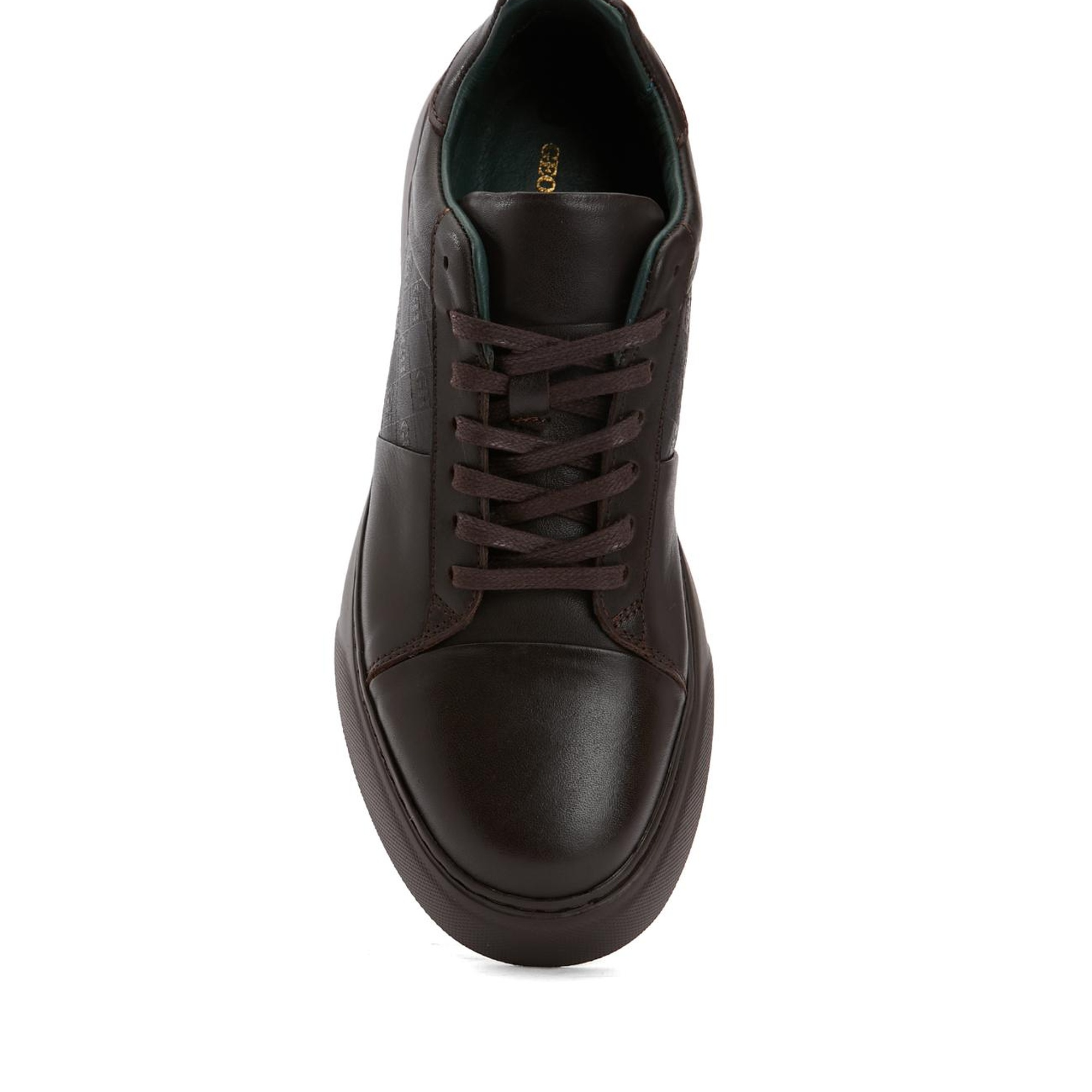 George Hogg Kadın Kahverengi Deri Sneaker