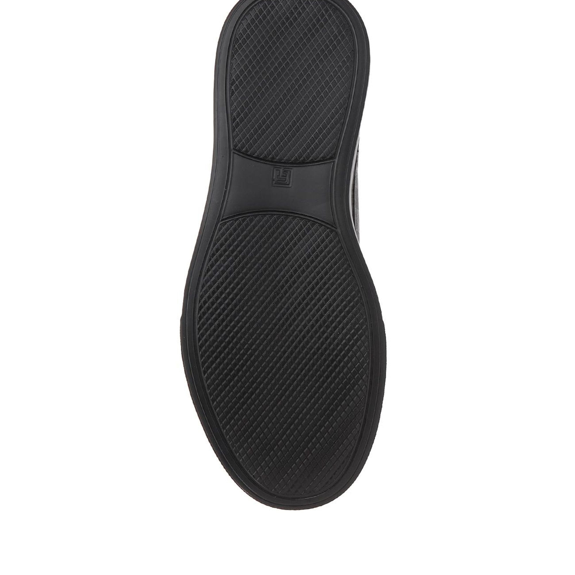 George Hogg Kadın Siyah Deri Sneaker