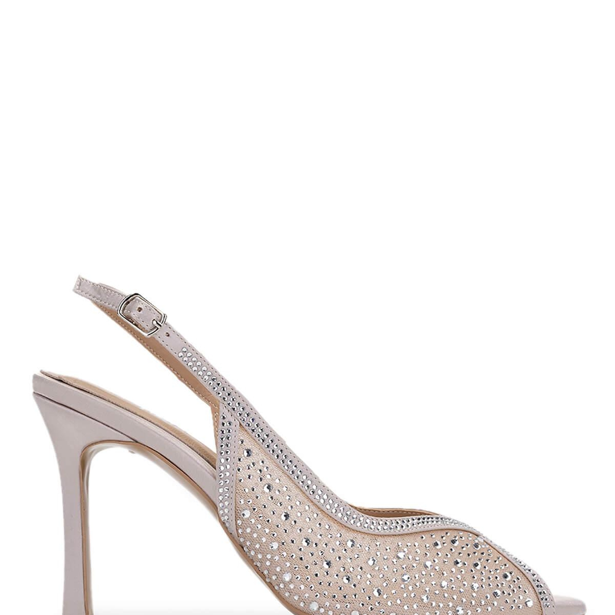 Tamer Tanca Kadın Vegan Bej Topuklu Ayakkabı