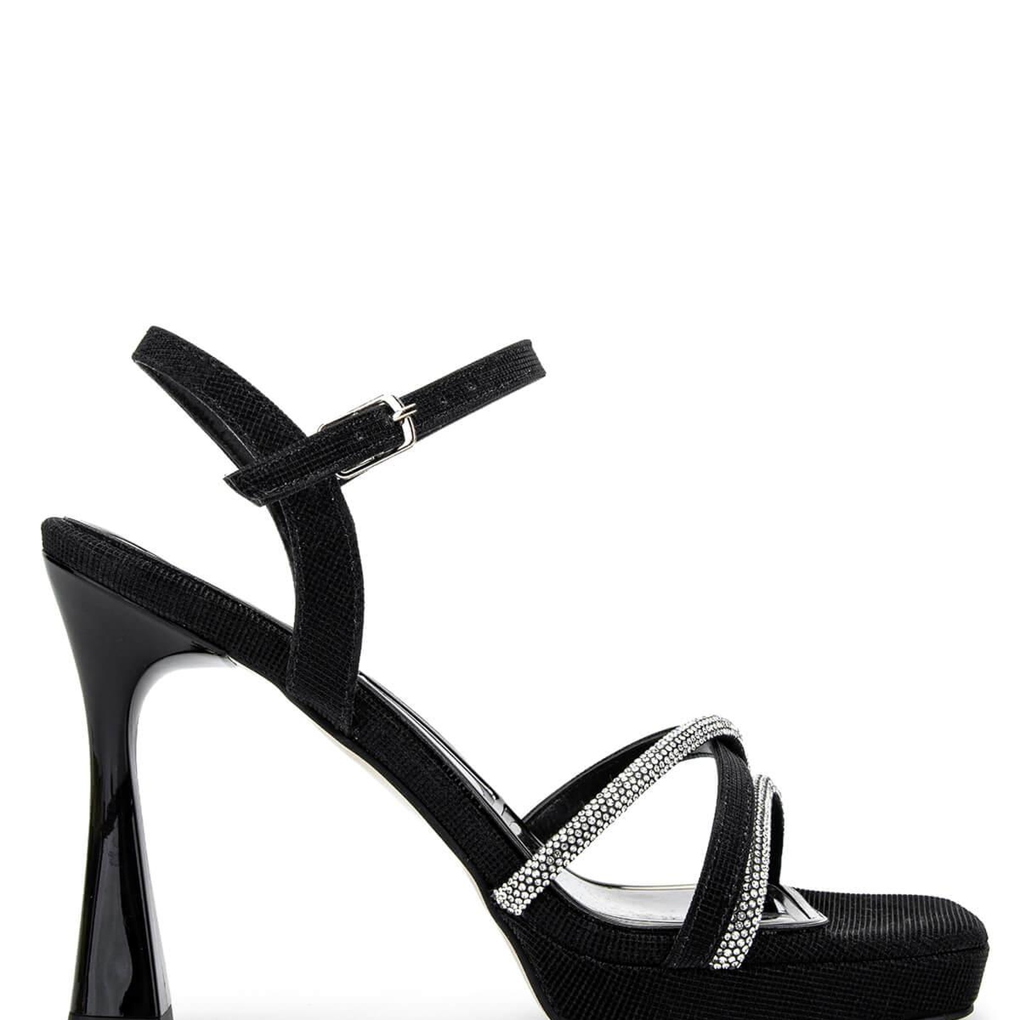 Tamer Tanca Kadın Suni Deri Siyah Topuklu Ayakkabı