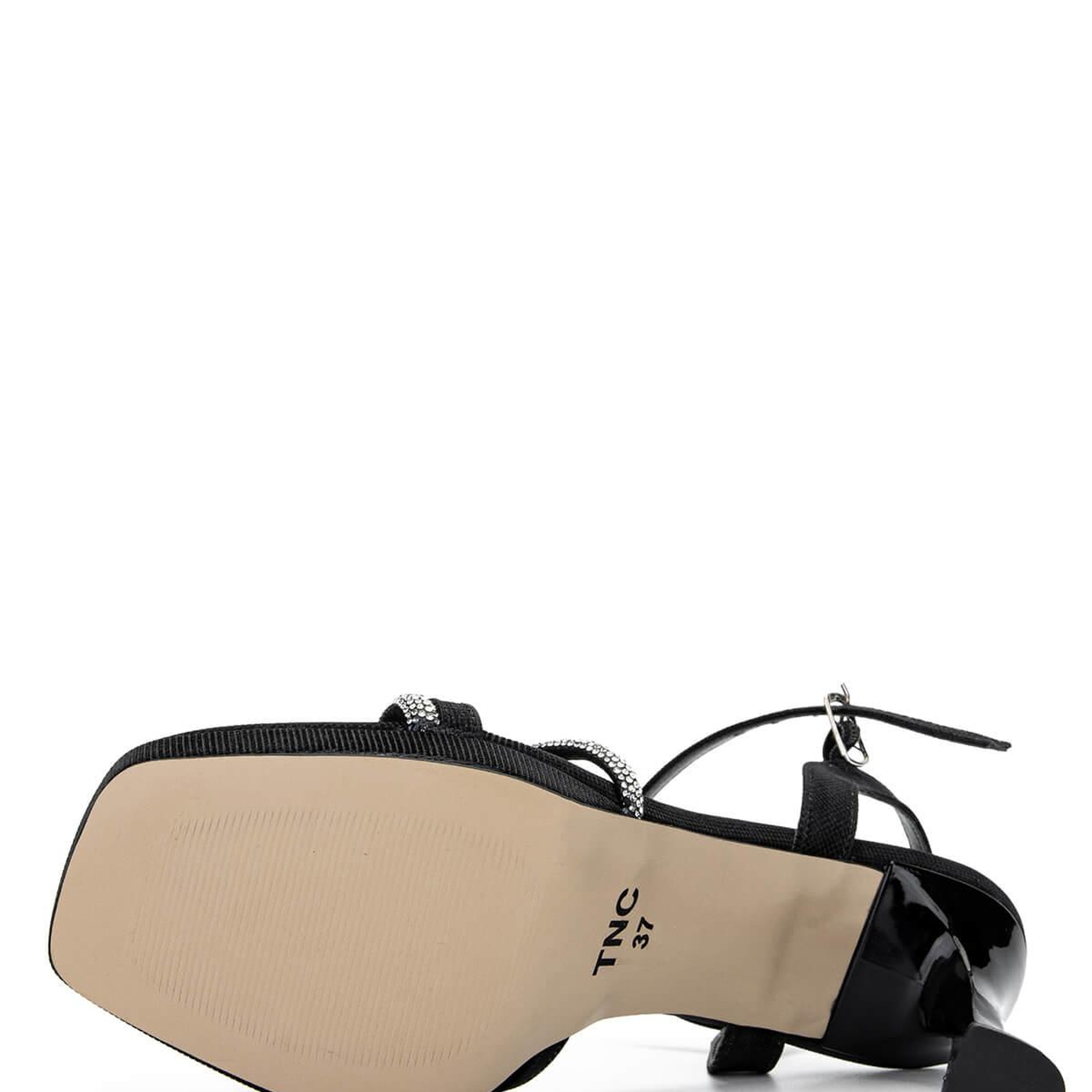 Tamer Tanca Kadın Suni Deri Siyah Topuklu Ayakkabı