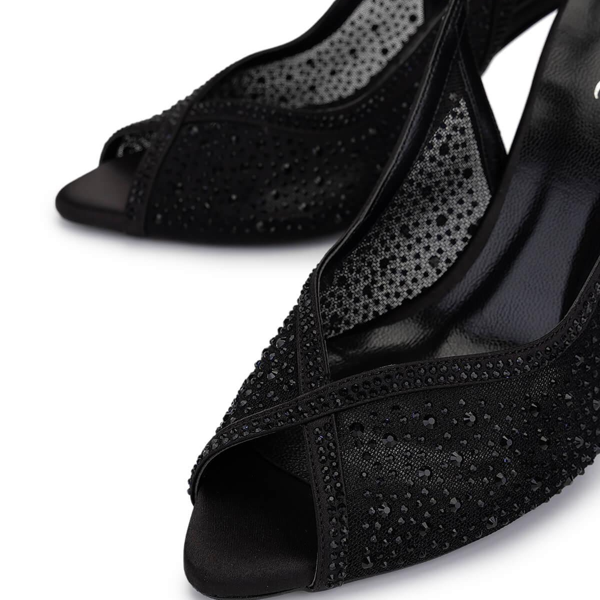 Tamer Tanca Kadın Vegan Siyah Topuklu Ayakkabı