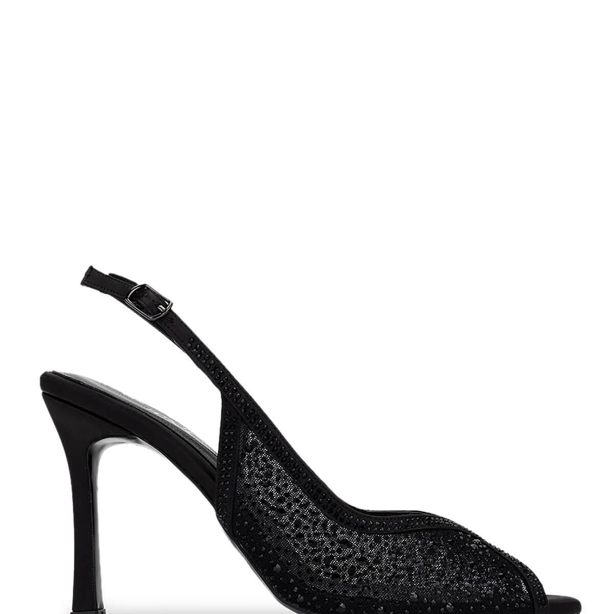 Tamer Tanca Kadın Vegan Siyah Topuklu Ayakkabı