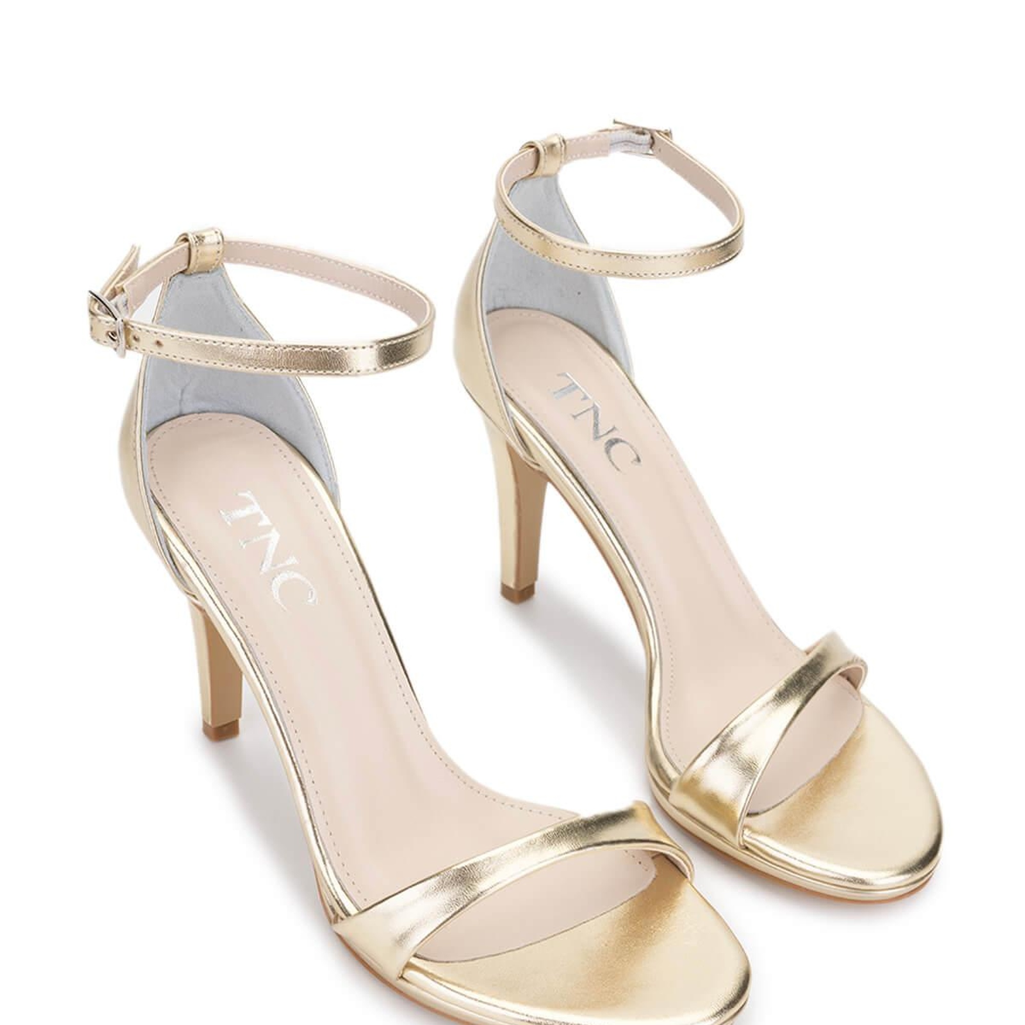 Tamer Tanca Kadın Vegan Dore Topuklu Ayakkabı