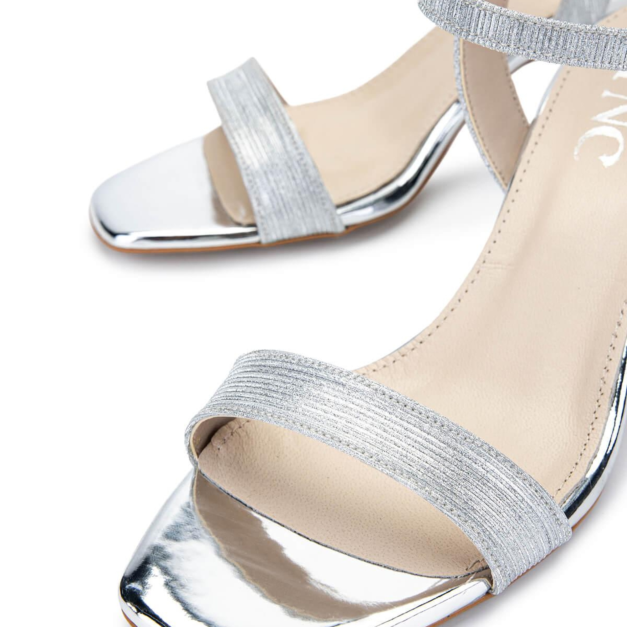 Tamer Tanca Kadın Vegan Gri Topuklu Ayakkabı