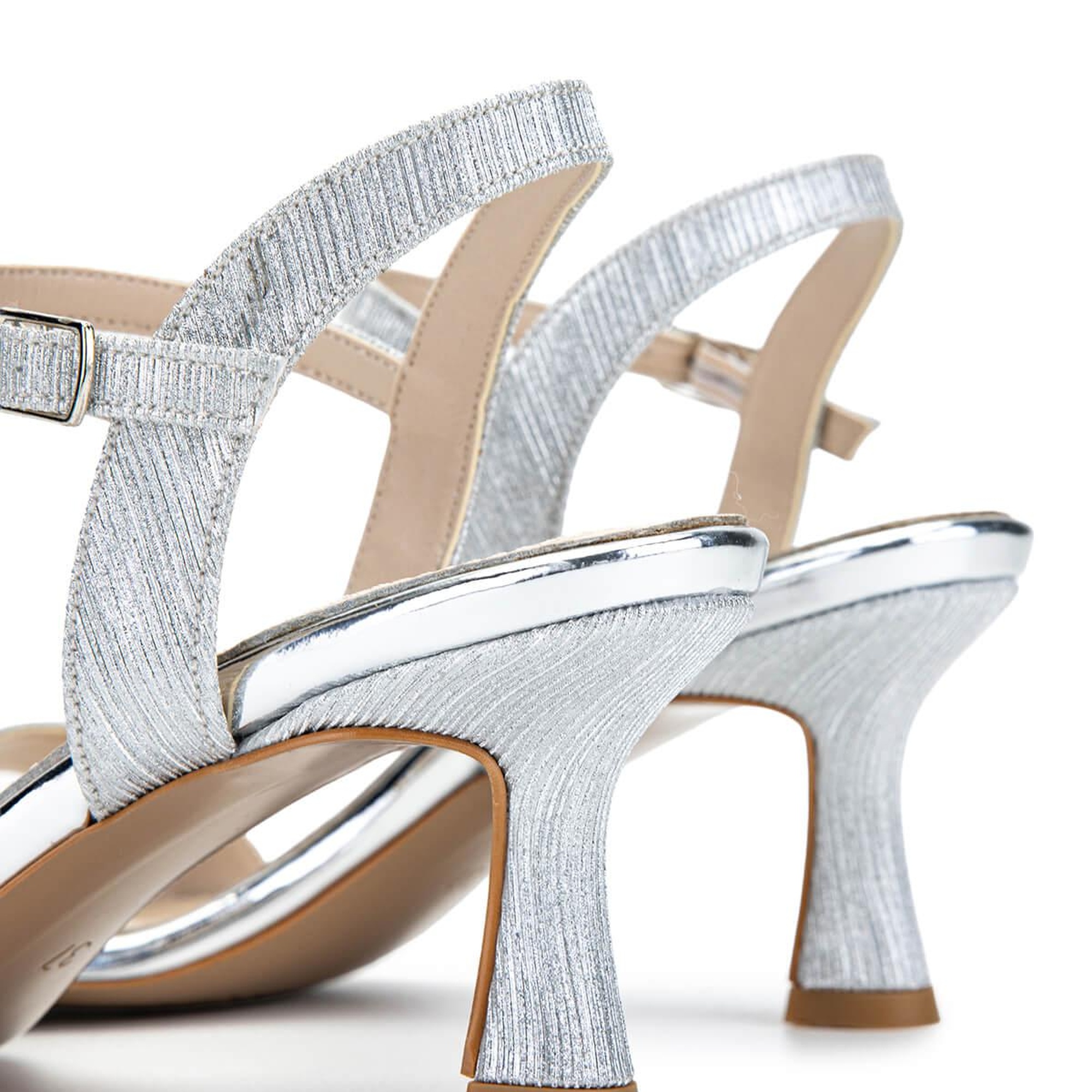 Tamer Tanca Kadın Vegan Gri Topuklu Ayakkabı