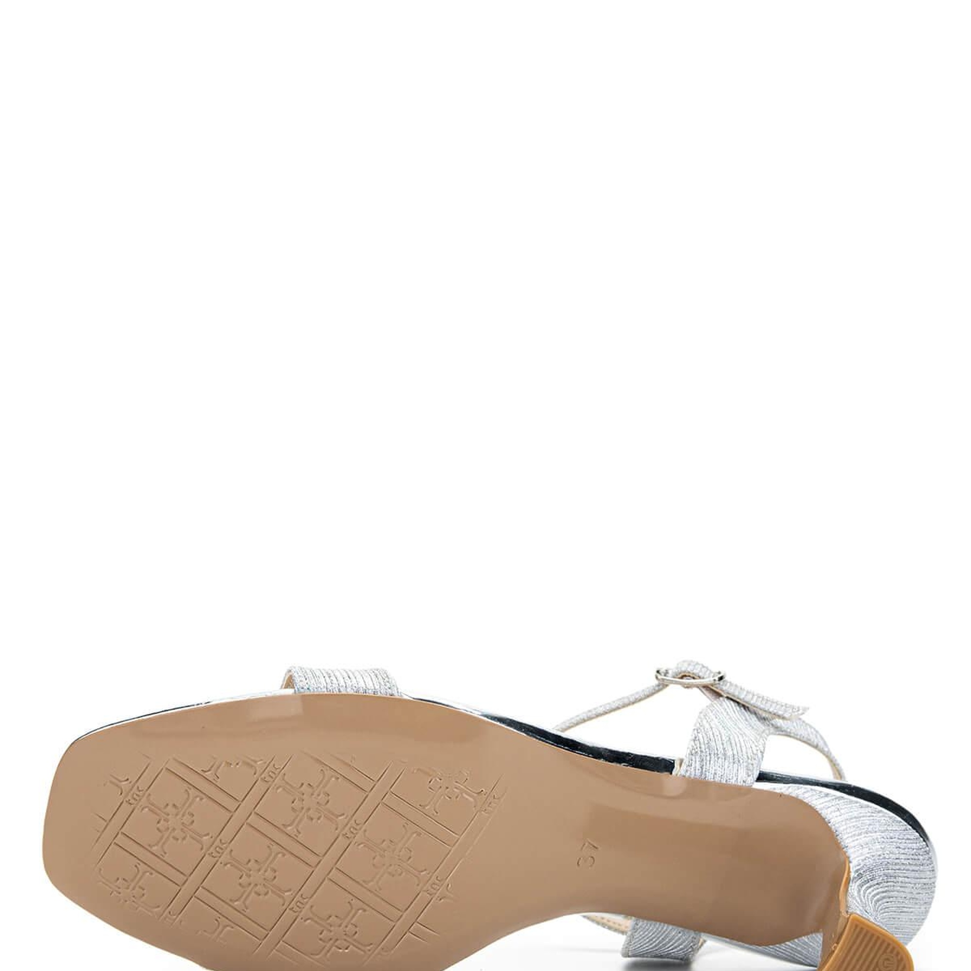 Tamer Tanca Kadın Vegan Gri Topuklu Ayakkabı