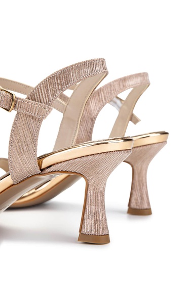  Tamer Tanca Kadın Vegan Pembe Topuklu Ayakkabı