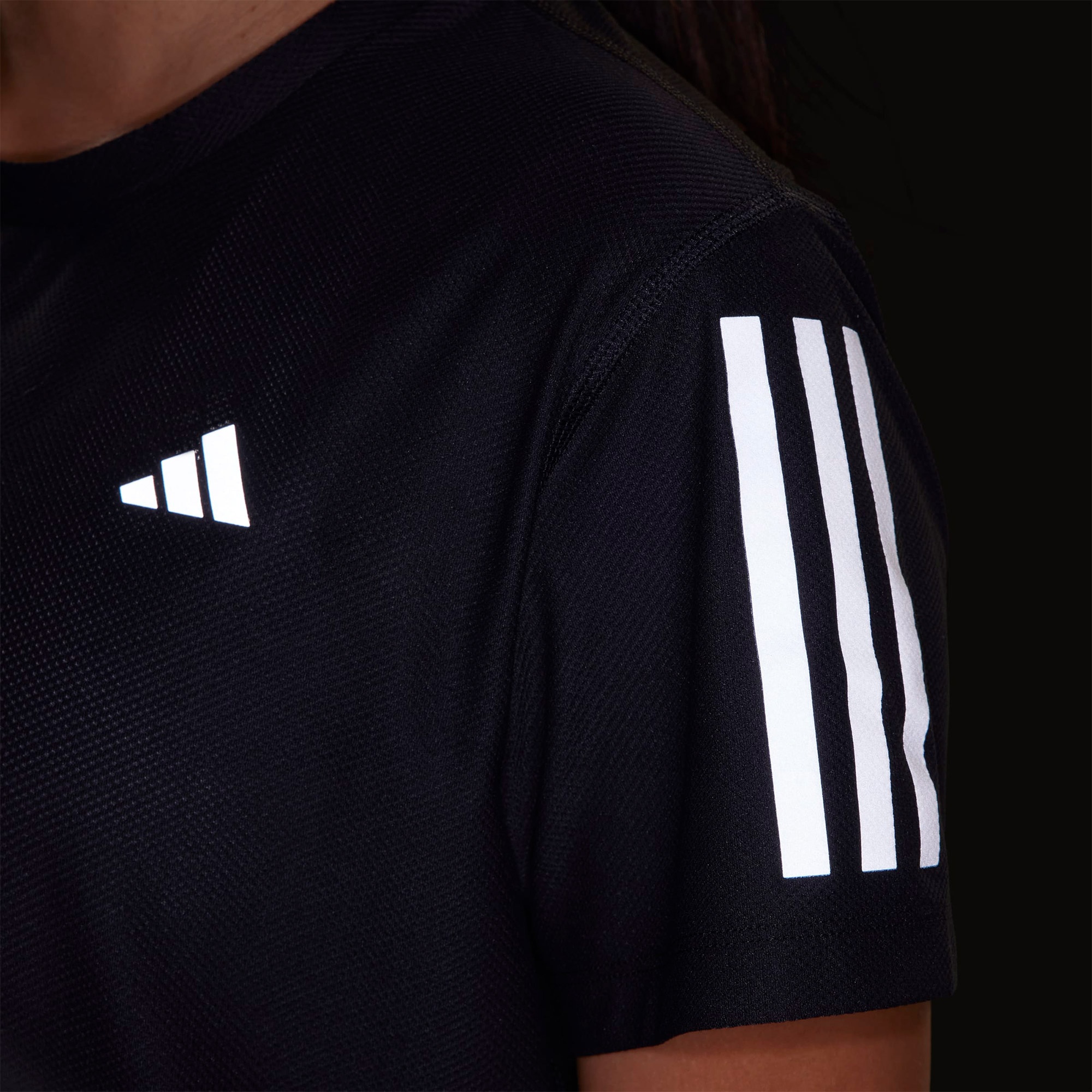 adidas Own The Run Kadın Siyah Koşu T-Shirt