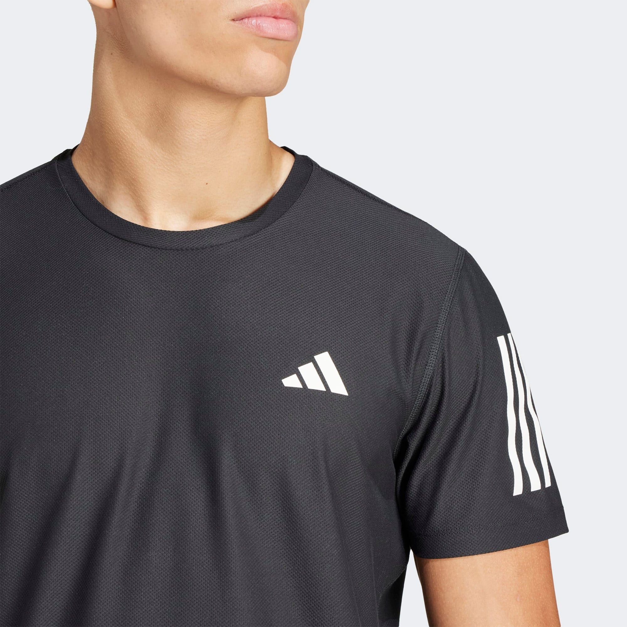 adidas Own The Run Erkek Siyah Koşu T-Shirt