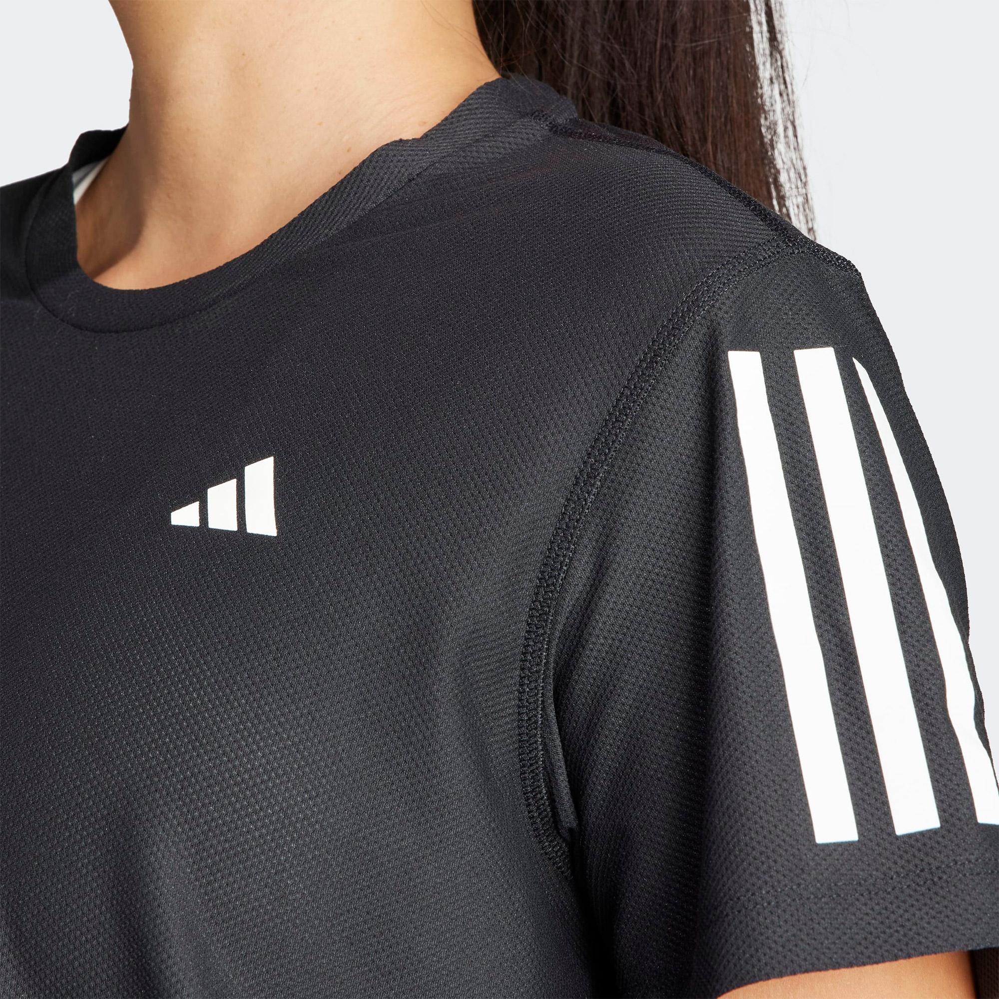 adidas Own The Run Kadın Siyah Koşu T-Shirt