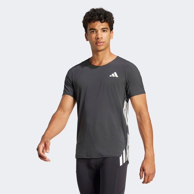  adidas Adizero Running Erkek Siyah Koşu T-Shirt