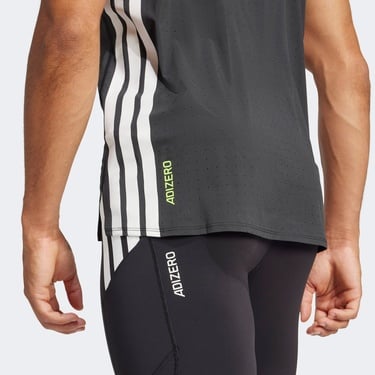  adidas Adizero Running Erkek Siyah Koşu T-Shirt