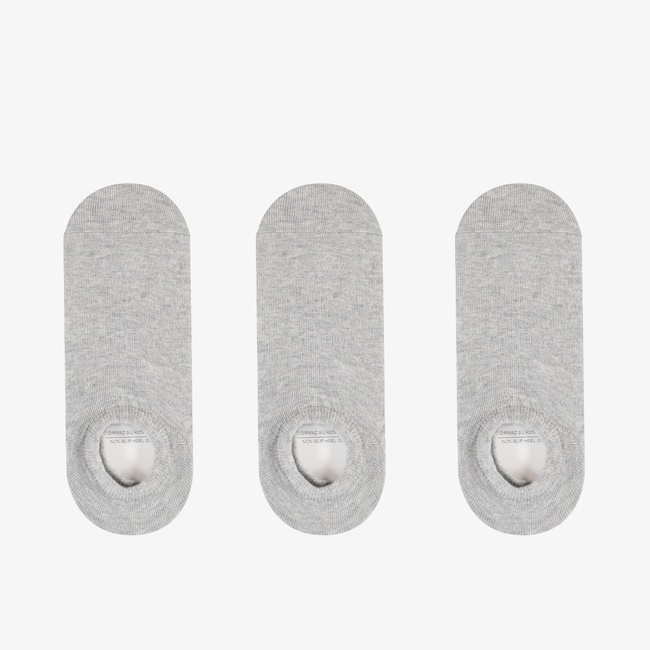  UNITED4 Classic 3lü Erkek Gri Çorap