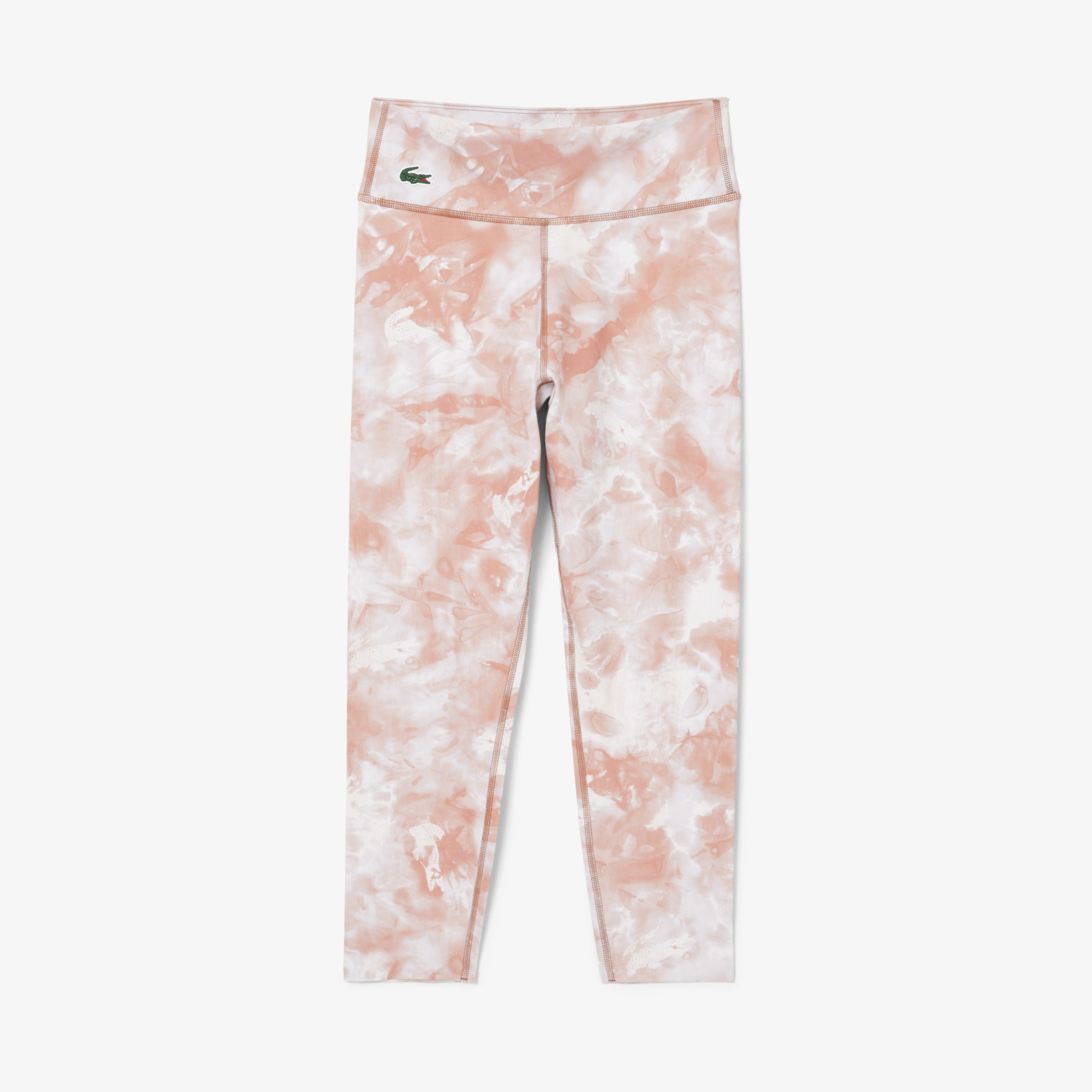 Lacoste Kadın Slim Fit Desenli Pembe Tayt