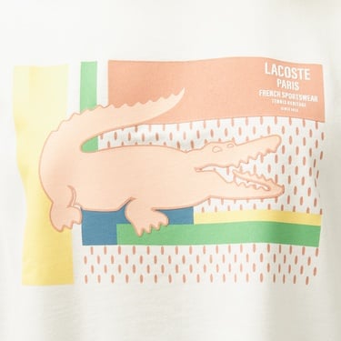  Lacoste Classic Kadın Beyaz T-Shirt